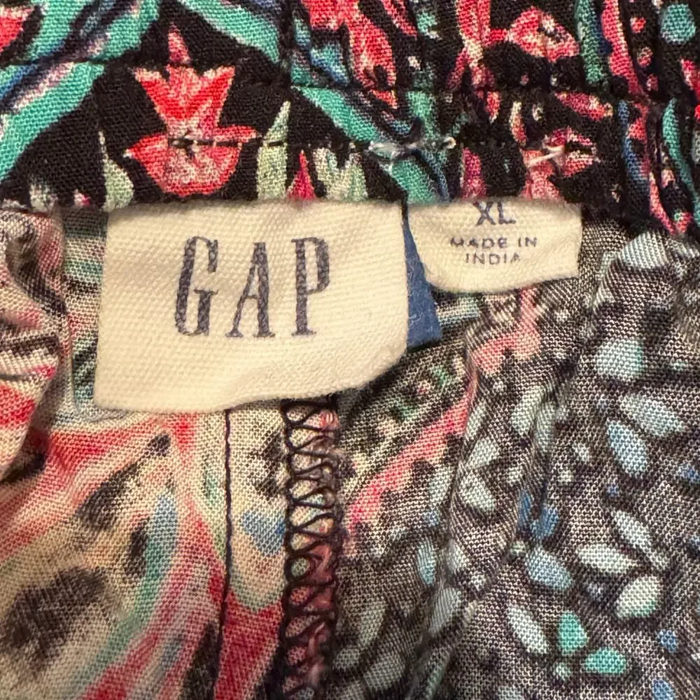 2 Pairs Size XL Gap Drawstring Tropical Print Tassel Tie Shorts